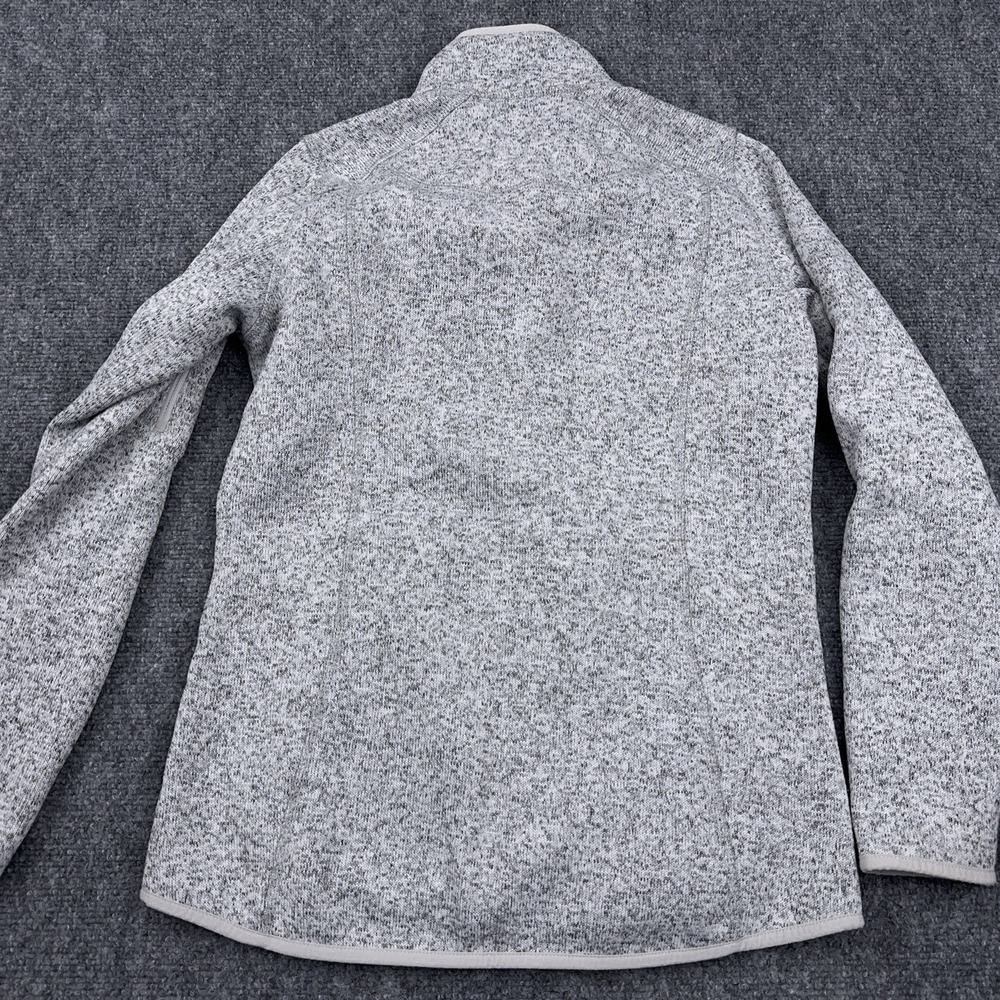 LL Bean Sweater Fleece Full Zip Jacket Women's XS Gray Mock Neck Hiking 504888 - Picture 6 of 7